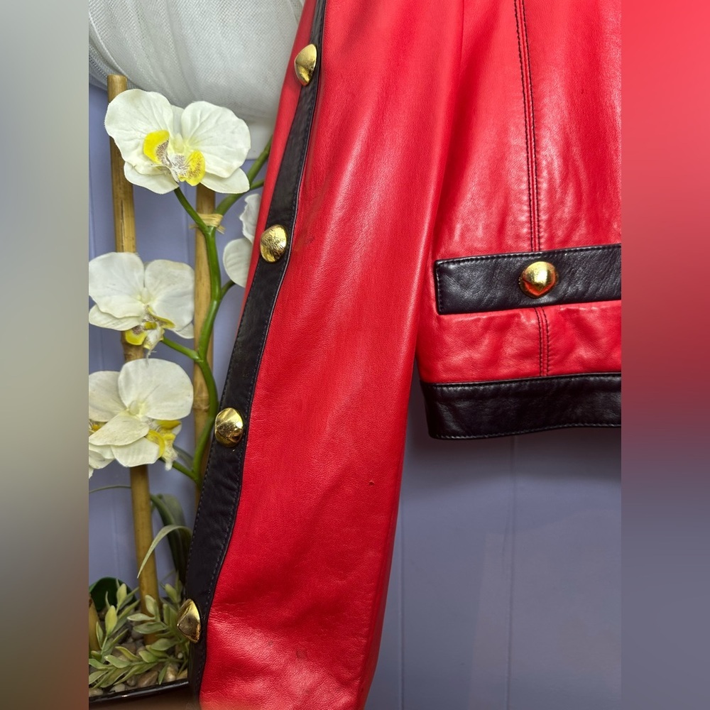 Escada leather jacket - Picture 9 of 16